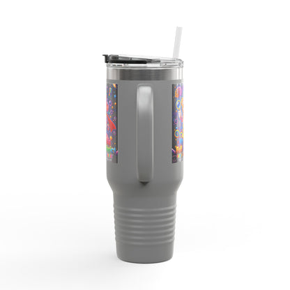 Panz™ 40oz Insulated Travel Mug – "My Mind is Full of Magic" Graphic | Smile Universe Collection