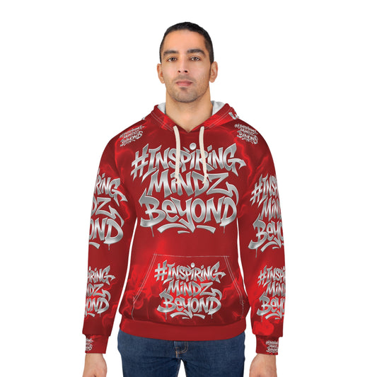 BWD Crimson Heat 1’s - Men’s AOP Pullover Hoodie (First Edition)