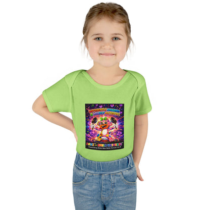 Panz™ Infant Baby Rib Bodysuit – "Differently Amazing & Loudly Autistic!" Graphic | Smile Universe Collection