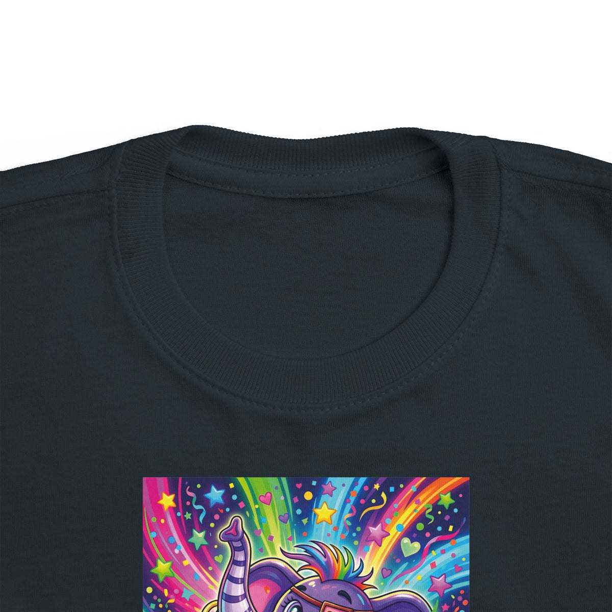 Piklez™ Toddler's Fine Jersey Tee – "Born to Celebrate!" Graphic Shirt | Smile Universe Collection