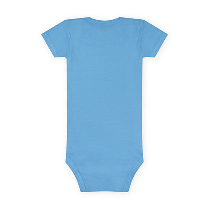 Piklez™ Baby Short Sleeve Onesie® – "Born to Celebrate!" Graphic | Smile Universe Collection