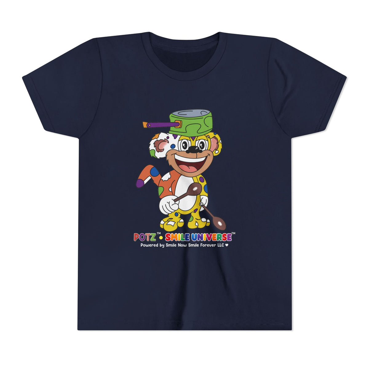 Potz™ Youth Short Sleeve Tee – Playful Graphic Tee | Smile Universe Collection