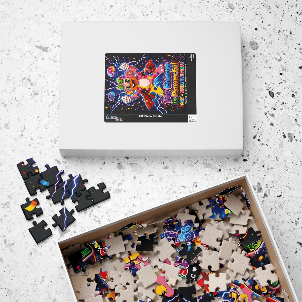 Panz™ Puzzle – "My Energy is Powerful" Graphic Jigsaw Puzzle | Smile Universe Collection