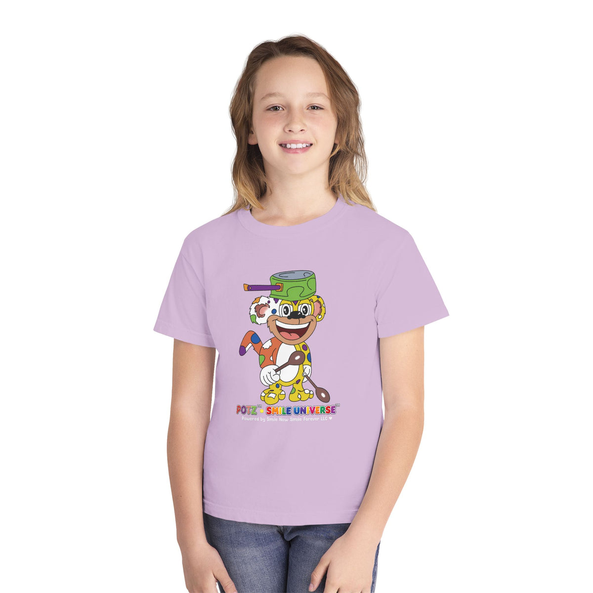Potz™ Youth Midweight Tee – Playful Graphic Tee | Smile Universe Collection