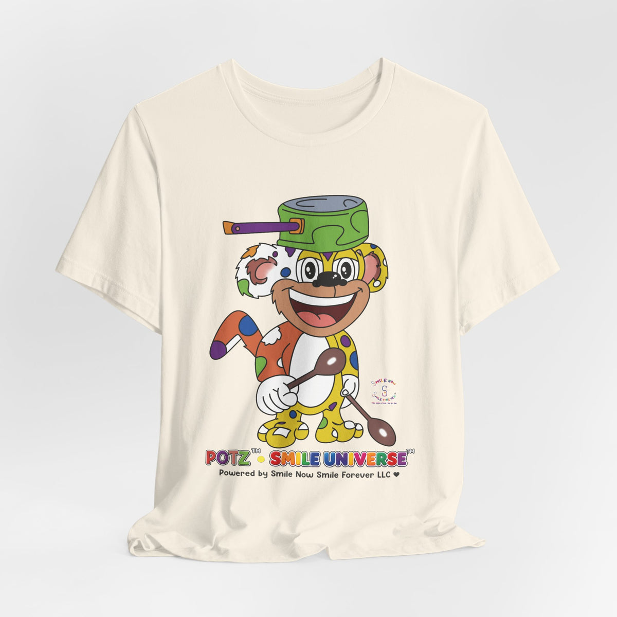 Potz™ Unisex Jersey Short Sleeve Tee – Playful Graphic Tee | Smile Universe Collection