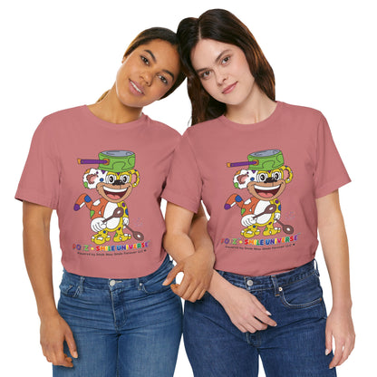 Potz™ Unisex Jersey Short Sleeve Tee – Playful Graphic Tee | Smile Universe Collection
