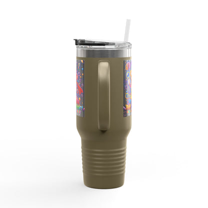 Panz™ 40oz Insulated Travel Mug – "My Mind is Full of Magic" Graphic | Smile Universe Collection