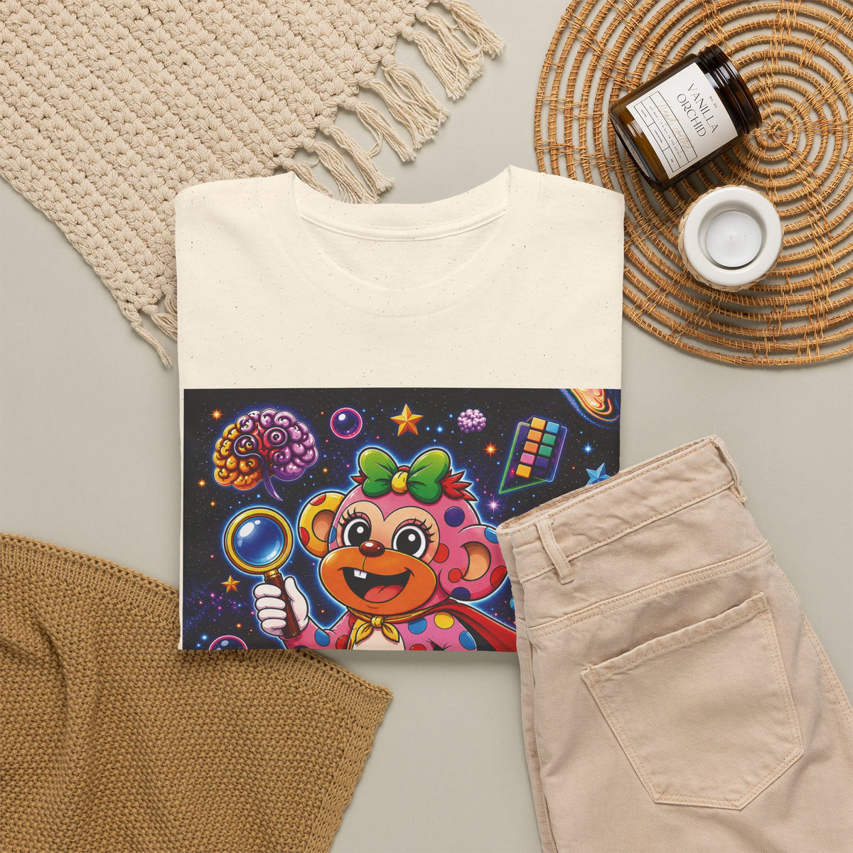 Panz™ Unisex Heavy Cotton™ Tee – "My Mind is Full of Magic" Graphic | Smile Universe Collection