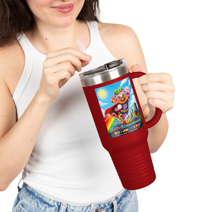 Panz™ 40oz Insulated Travel Mug – "My Autism is My Superpower" Graphic | Smile Universe Collection