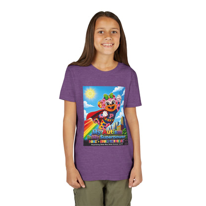 Panz™ Youth Short Sleeve Tee – "My Autism is My Superpower" Graphic | Smile Universe Collection