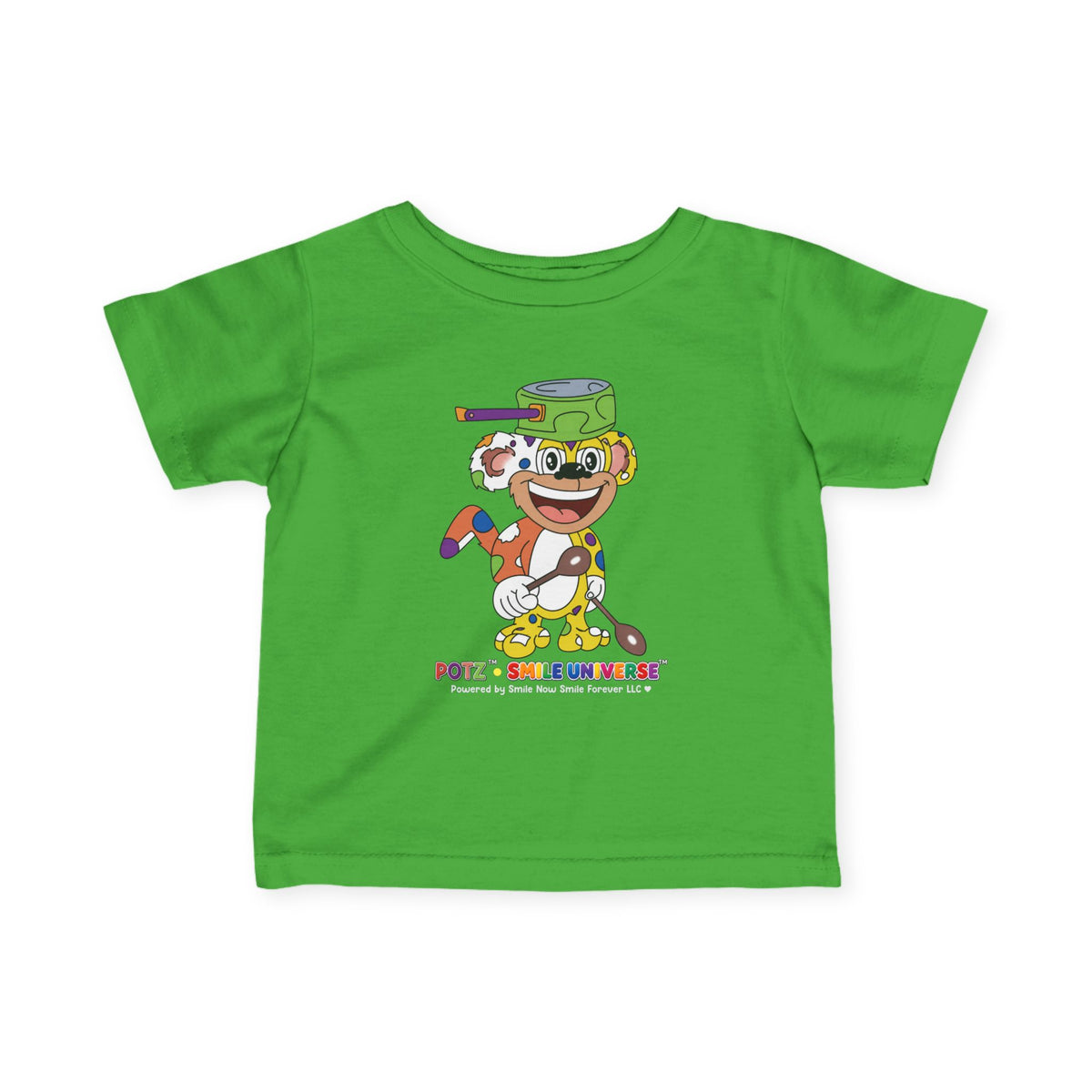 Potz™ Infant Fine Jersey Tee – Playful Graphic Tee | Smile Universe Collection