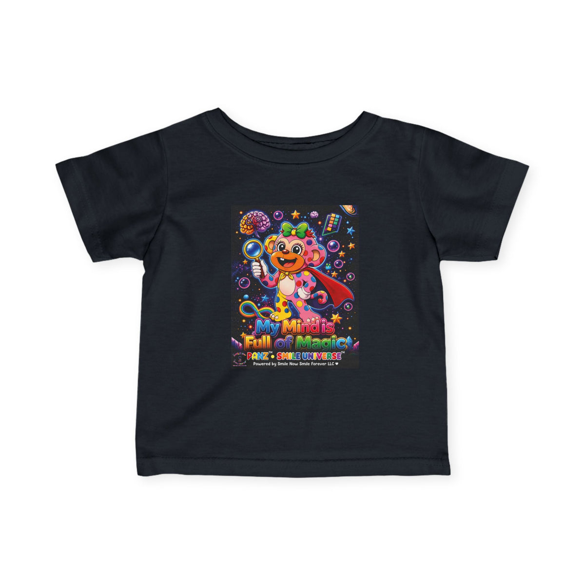 Panz™ Infant Fine Jersey Tee – "My Mind is Full of Magic" Graphic | Smile Universe Collection