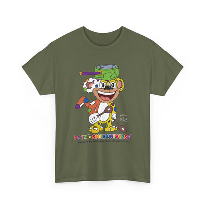 Potz™ Unisex Heavy Cotton™ Tee – Playful Graphic Tee | Smile Universe Collection