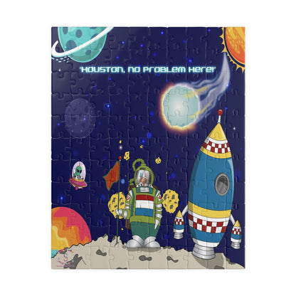 TuBz™ Puzzle (110, 252, 520 & 1014-piece) – "Houston, No Problem Here!" Graphic | Smile Universe Collection
