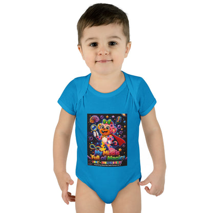 Panz™ Infant Baby Rib Bodysuit – "My Mind is Full of Magic" Graphic | Smile Universe Collection