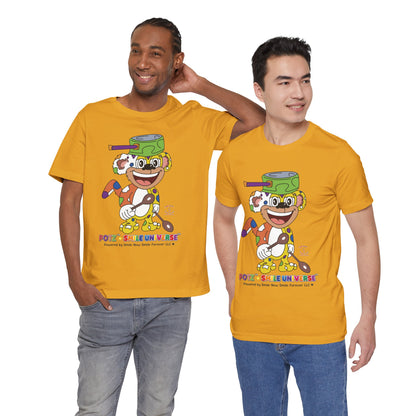 Potz™ Unisex Jersey Short Sleeve Tee – Playful Graphic Tee | Smile Universe Collection