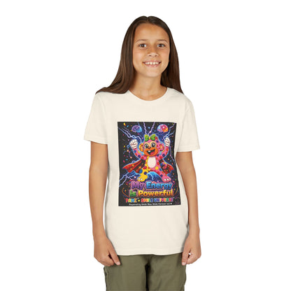Panz™ Youth Short Sleeve Tee – "My Energy is Powerful" Graphic Tee | Smile Universe Collection