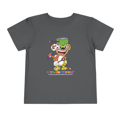 Potz™ Toddler Short Sleeve Tee – Playful Graphic Tee | Smile Universe Collection