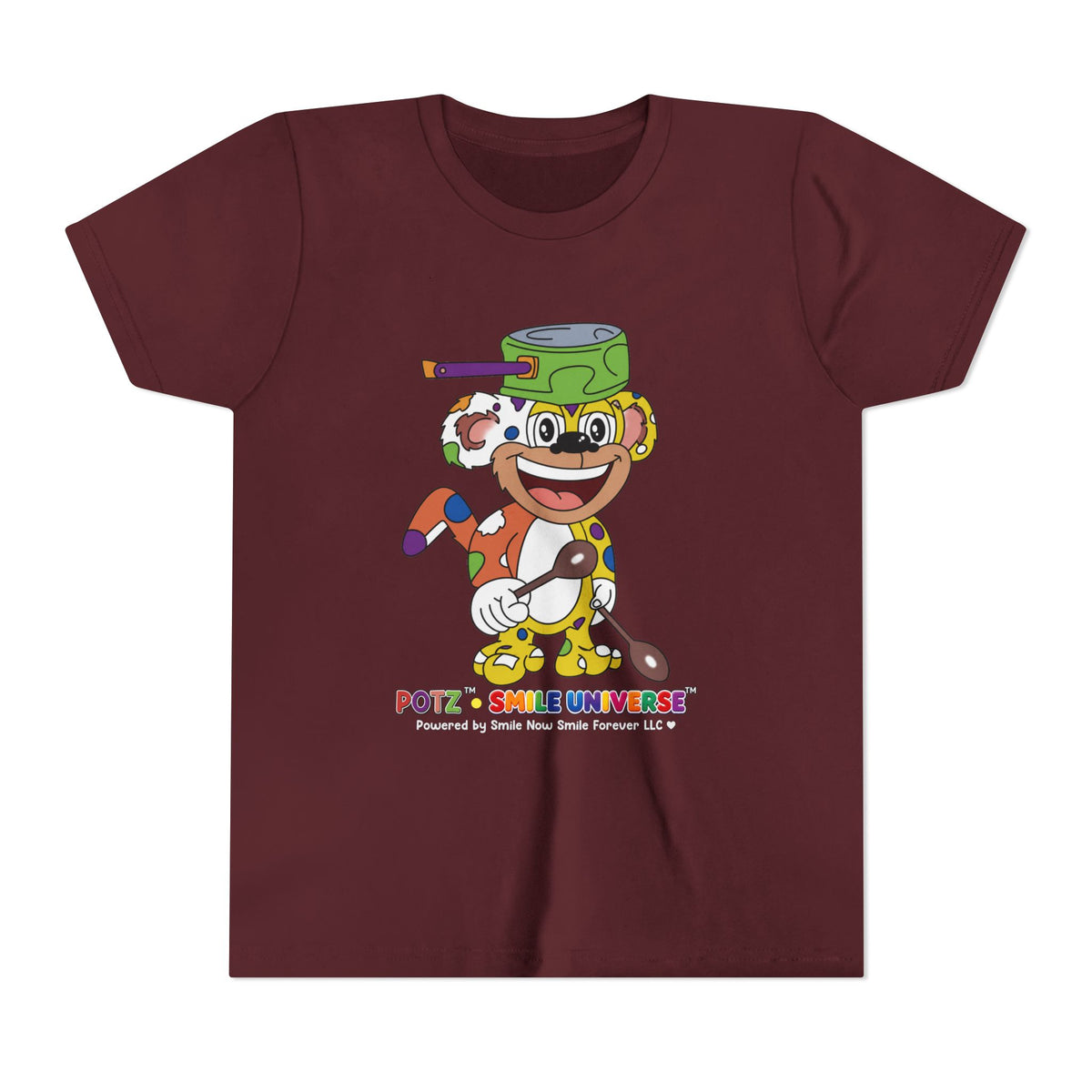 Potz™ Youth Short Sleeve Tee – Playful Graphic Tee | Smile Universe Collection