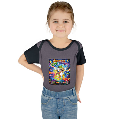 Potz™ Infant Baby Rib Bodysuit – "Energy is My Superpower!" Graphic Onesie | Smile Universe Collection