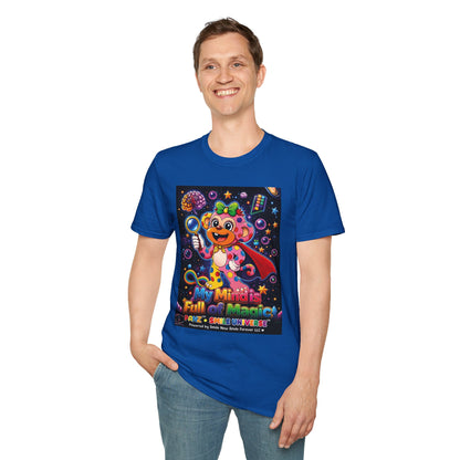 Panz™ Unisex Softstyle T-Shirt – "My Mind is Full of Magic" Graphic | Smile Universe Collection