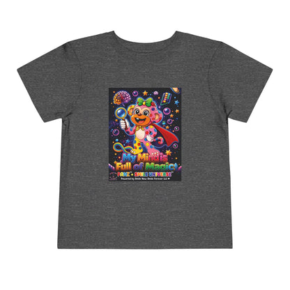 Panz™ Toddler Short Sleeve Tee – "My Mind is Full of Magic" Graphic | Smile Universe Collection