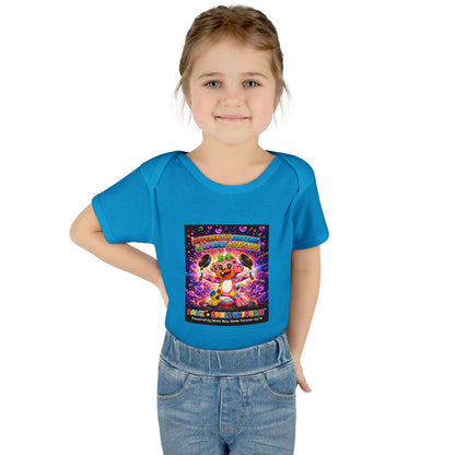 Panz™ Infant Baby Rib Bodysuit – "Differently Amazing & Loudly Autistic!" Graphic | Smile Universe Collection
