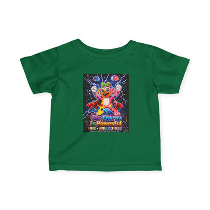Panz™ Infant Fine Jersey Tee – "My Energy is Powerful" Graphic Tee | Smile Universe Collection