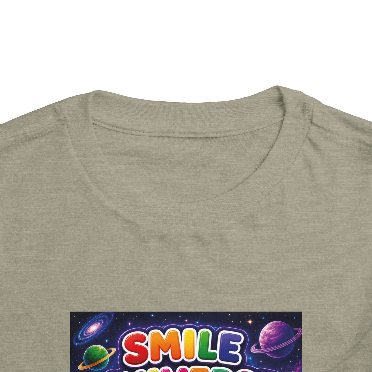 Smile Universe™ Toddler Short Sleeve Tee – "Where Being Different is CELEBRATED!" Graphic