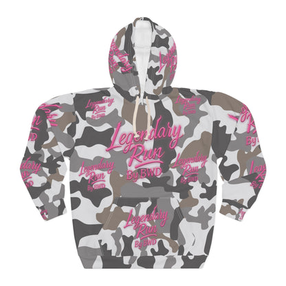 Legendary Run All-Over Print Hoodie — Pullover
