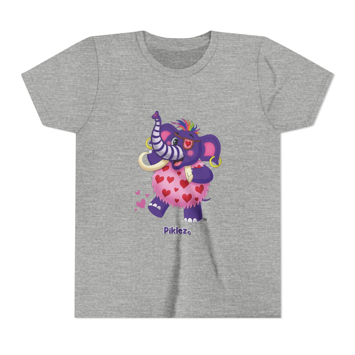 Piklez™ Youth Short Sleeve Tee – "Full of Love!" Graphic Shirt | Smile Universe Collection