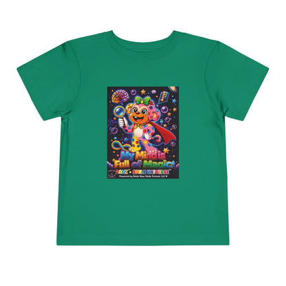 Panz™ Toddler Short Sleeve Tee – "My Mind is Full of Magic" Graphic | Smile Universe Collection
