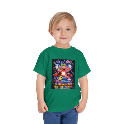 Panz™ Toddler Short Sleeve Tee – "My Energy is Powerful" Graphic Tee | Smile Universe Collection