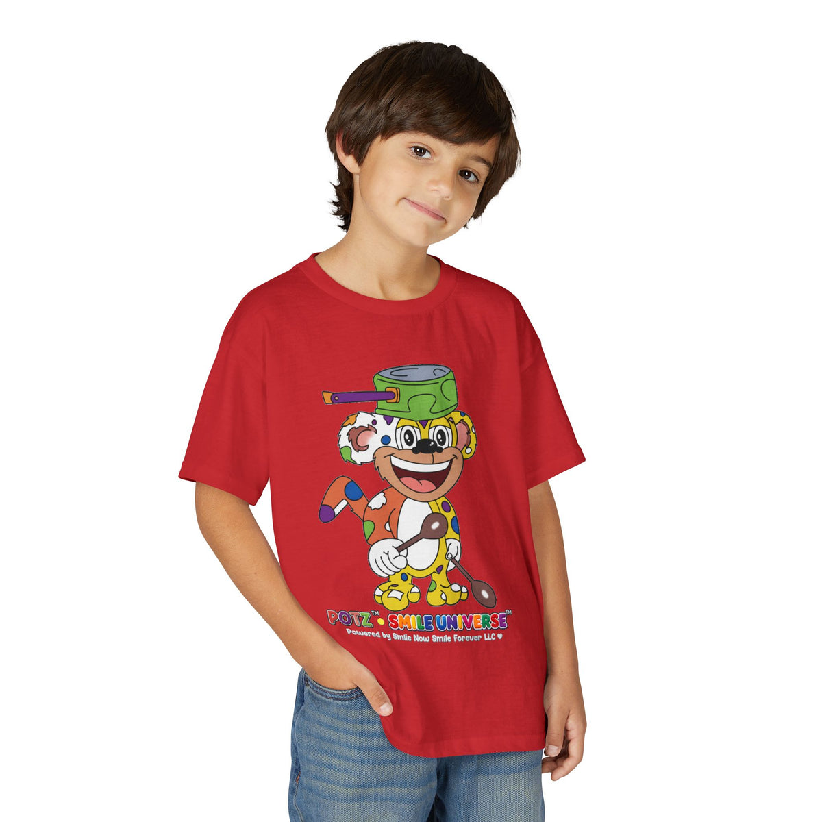Potz™ Youth DryBlend® T-Shirt – Playful Graphic Tee | Smile Universe Collection