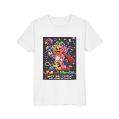 Panz™ Youth Short Sleeve Tee – "My Mind is Full of Magic" Graphic | Smile Universe Collection