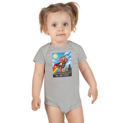 Panz™ Baby Short Sleeve Onesie® – "My Autism is My Superpower" Graphic | Smile Universe Collection