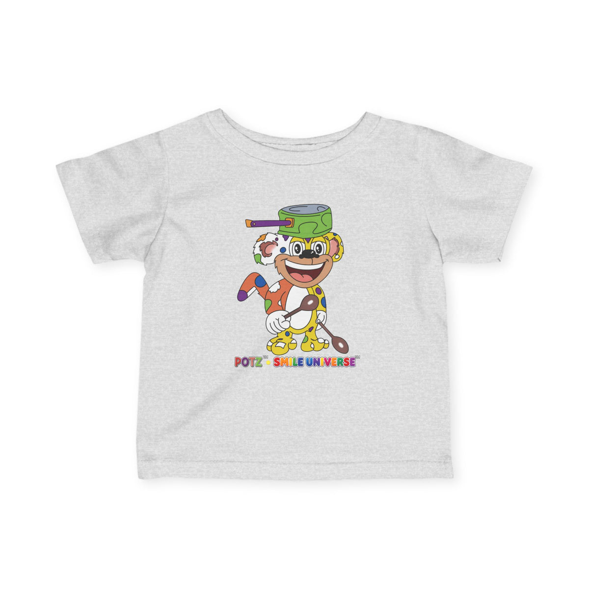 Potz™ Infant Fine Jersey Tee – Playful Graphic Tee | Smile Universe Collection