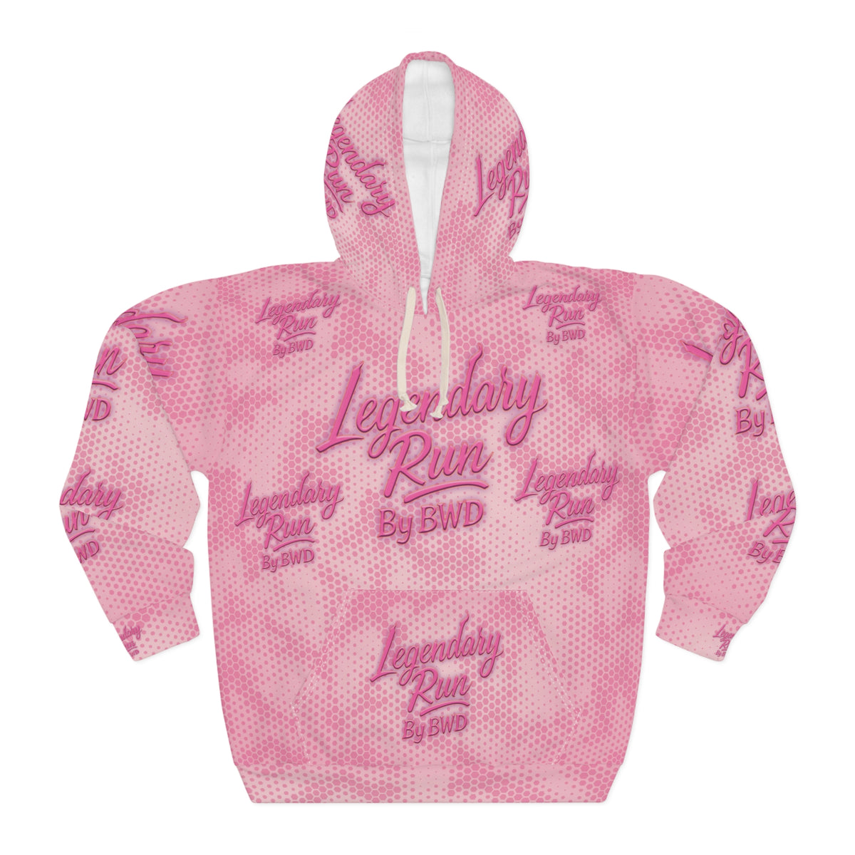 Legendary Run All-Over Print Hoodie — Pullover