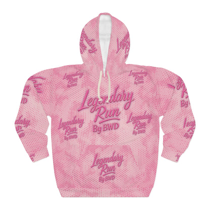 Legendary Run All-Over Print Hoodie — Pullover