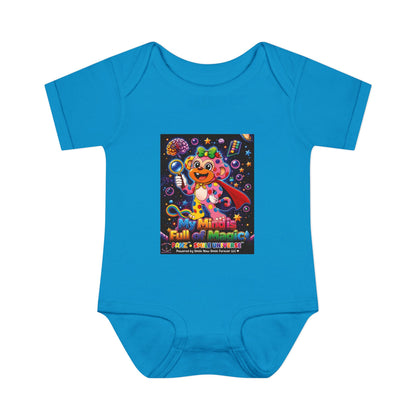 Panz™ Infant Baby Rib Bodysuit – "My Mind is Full of Magic" Graphic | Smile Universe Collection