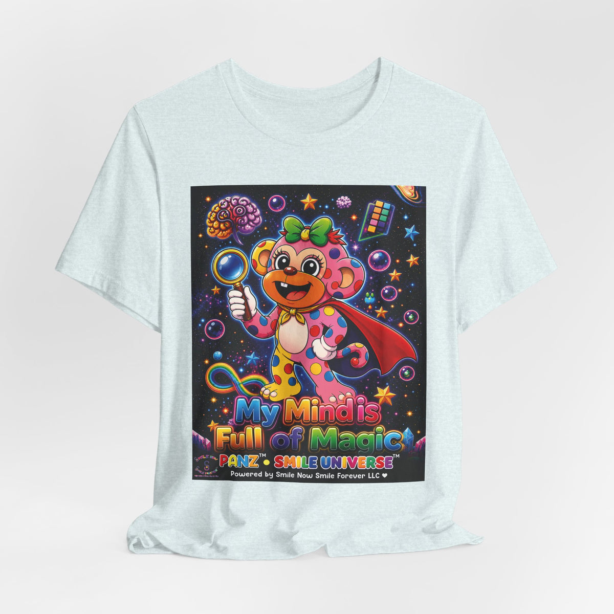 Panz™ Unisex Jersey Short Sleeve Tee – "My Mind is Full of Magic" Graphic | Smile Universe Collection