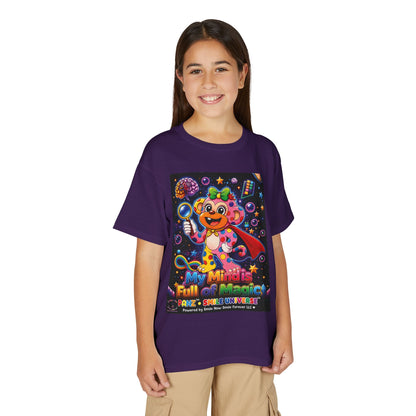 Panz™ Youth DryBlend® T-Shirt – "My Mind is Full of Magic" Graphic | Smile Universe Collection