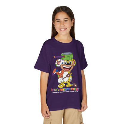 Potz™ Youth DryBlend® T-Shirt – Playful Graphic Tee | Smile Universe Collection