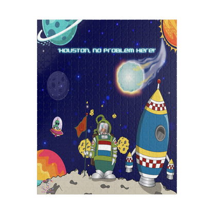 TuBz™ Puzzle (110, 252, 520 & 1014-piece) – "Houston, No Problem Here!" Graphic | Smile Universe Collection