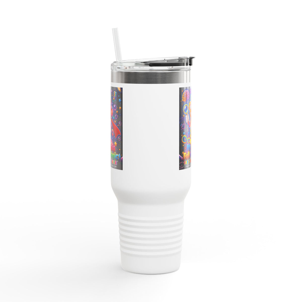 Panz™ 40oz Insulated Travel Mug – "My Mind is Full of Magic" Graphic | Smile Universe Collection