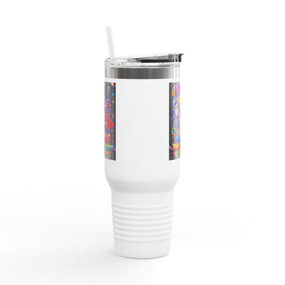 Panz™ 40oz Insulated Travel Mug – "My Mind is Full of Magic" Graphic | Smile Universe Collection