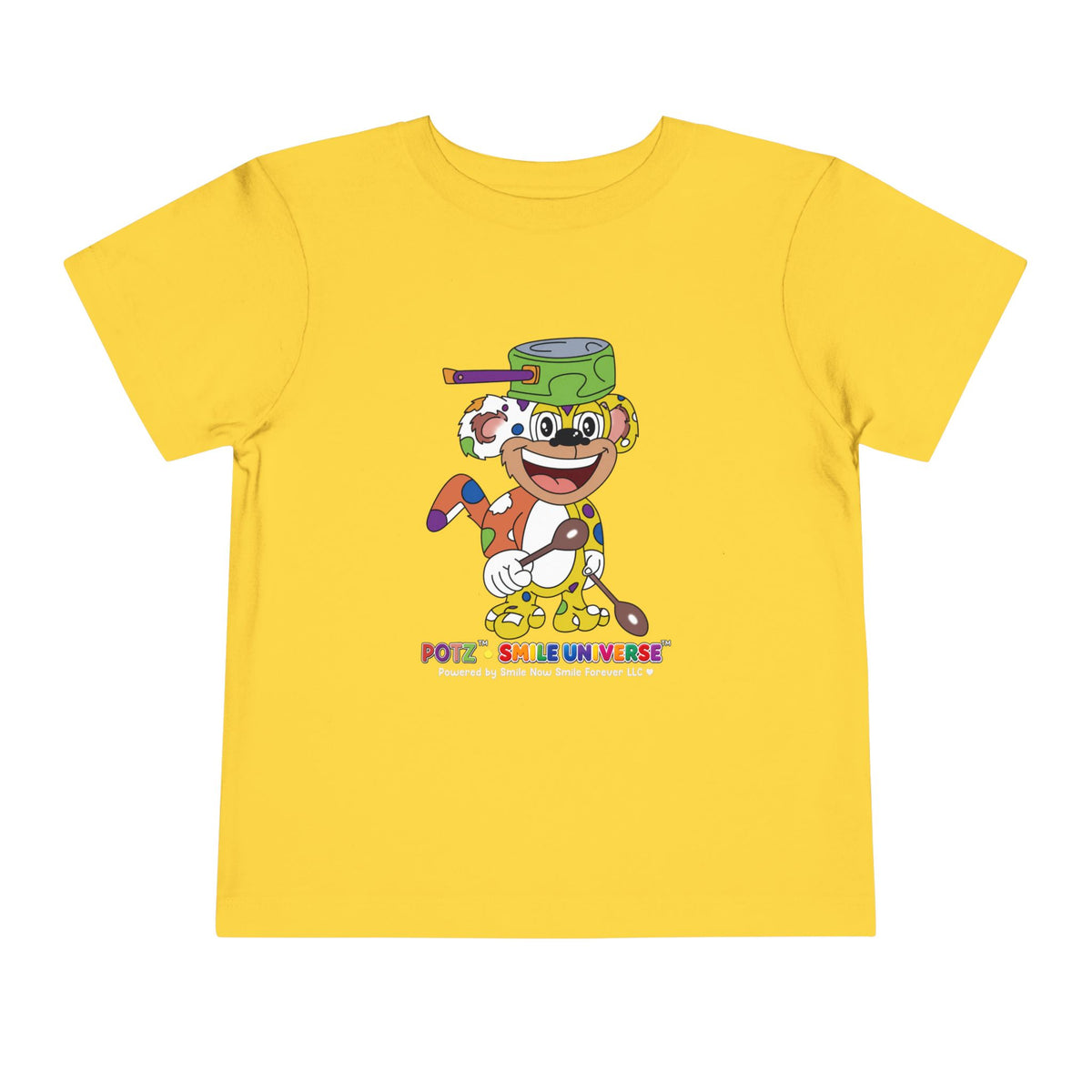 Potz™ Toddler Short Sleeve Tee – Playful Graphic Tee | Smile Universe Collection