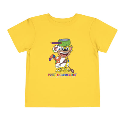 Potz™ Toddler Short Sleeve Tee – Playful Graphic Tee | Smile Universe Collection