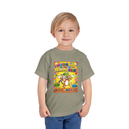 Potz™ Toddler Short Sleeve Tee – "My ADHD Brain is Full of Brilliant Ideas!" Graphic Tee | Smile Universe Collection