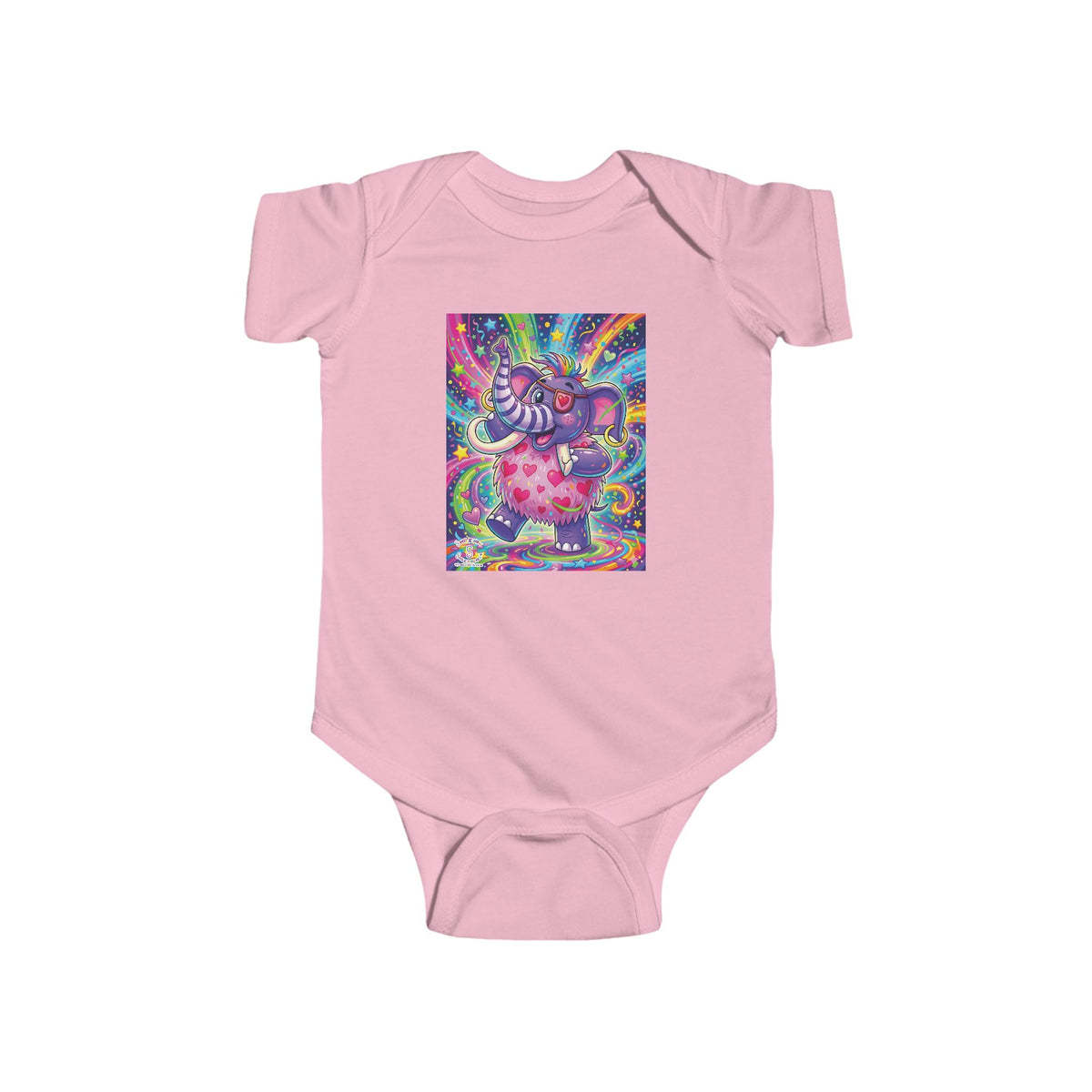 Piklez™ Infant Fine Jersey Bodysuit – "Born to Celebrate!" Graphic | Smile Universe Collection